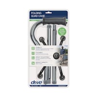 Canne pliante quadripode Drive Front_Flat