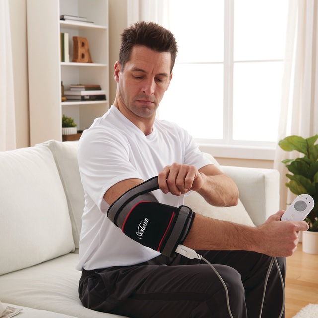 Sunbeam FlexTemp Electric Hot & Cold Gel Wrap Pad For Elbow and Knee