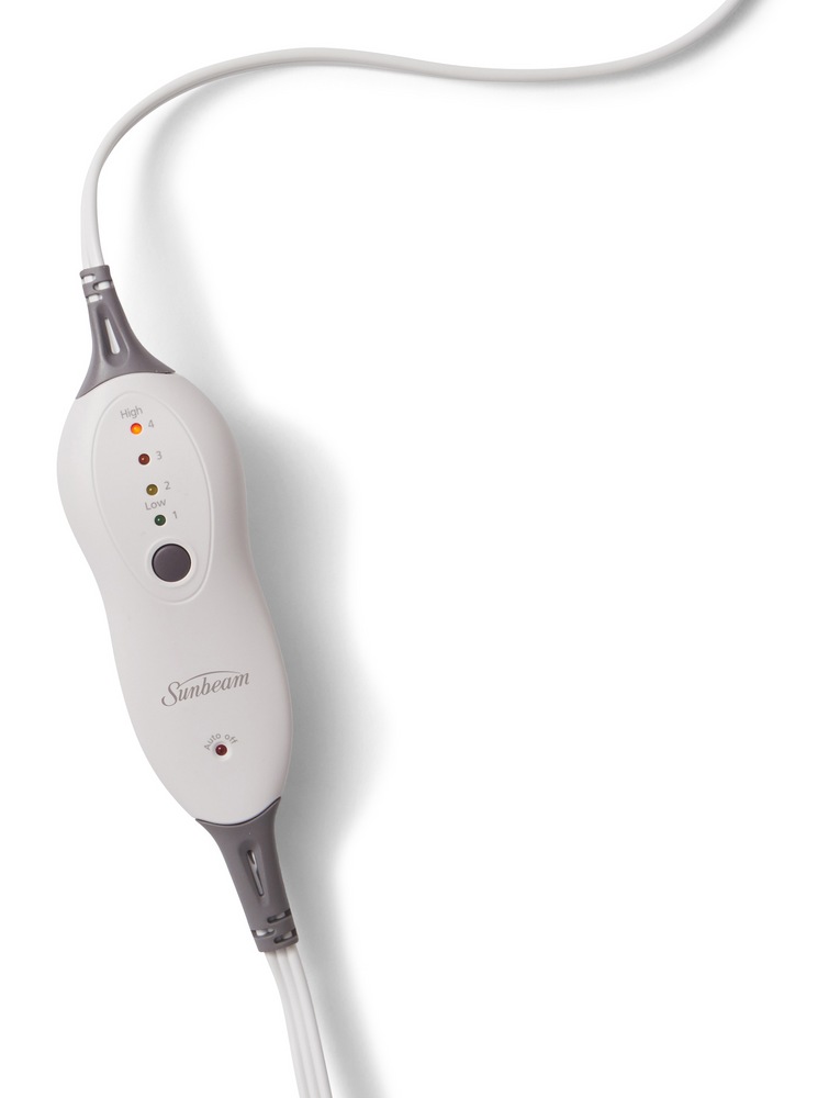 Sunbeam Renue Relaxation Electric Heating Wrap Pad For Lower Back, Grey