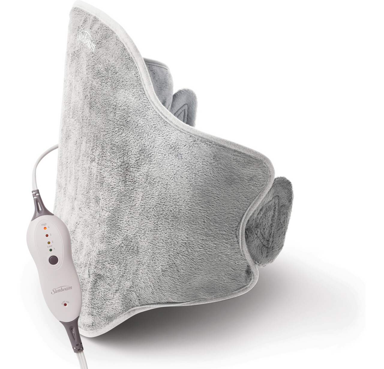 Coussin chauffant électrique Sunbeam Renue Relaxation pour le bas du dos,  gris