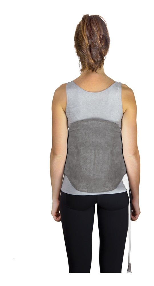 Sunbeam Renue Relaxation Electric Heating Wrap Pad For Lower Back, Grey