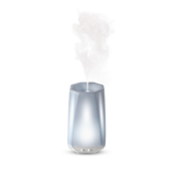 HoMedics Connect Ultrasonic Aromatherapy Diffuser Set with Ellia Essential Oils & Light, White Front_Elevated