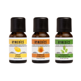 HoMedics Uplift & Energize, Lemon & Peppermint Essential Oils Aromatherapy Kit, 15-ml, 3-pk Front_Flat