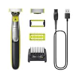 Philips One Blade 360 Face + Body Electric Trimmer & Shaver For Facial & Body Hair, 7-pc Front_Flat