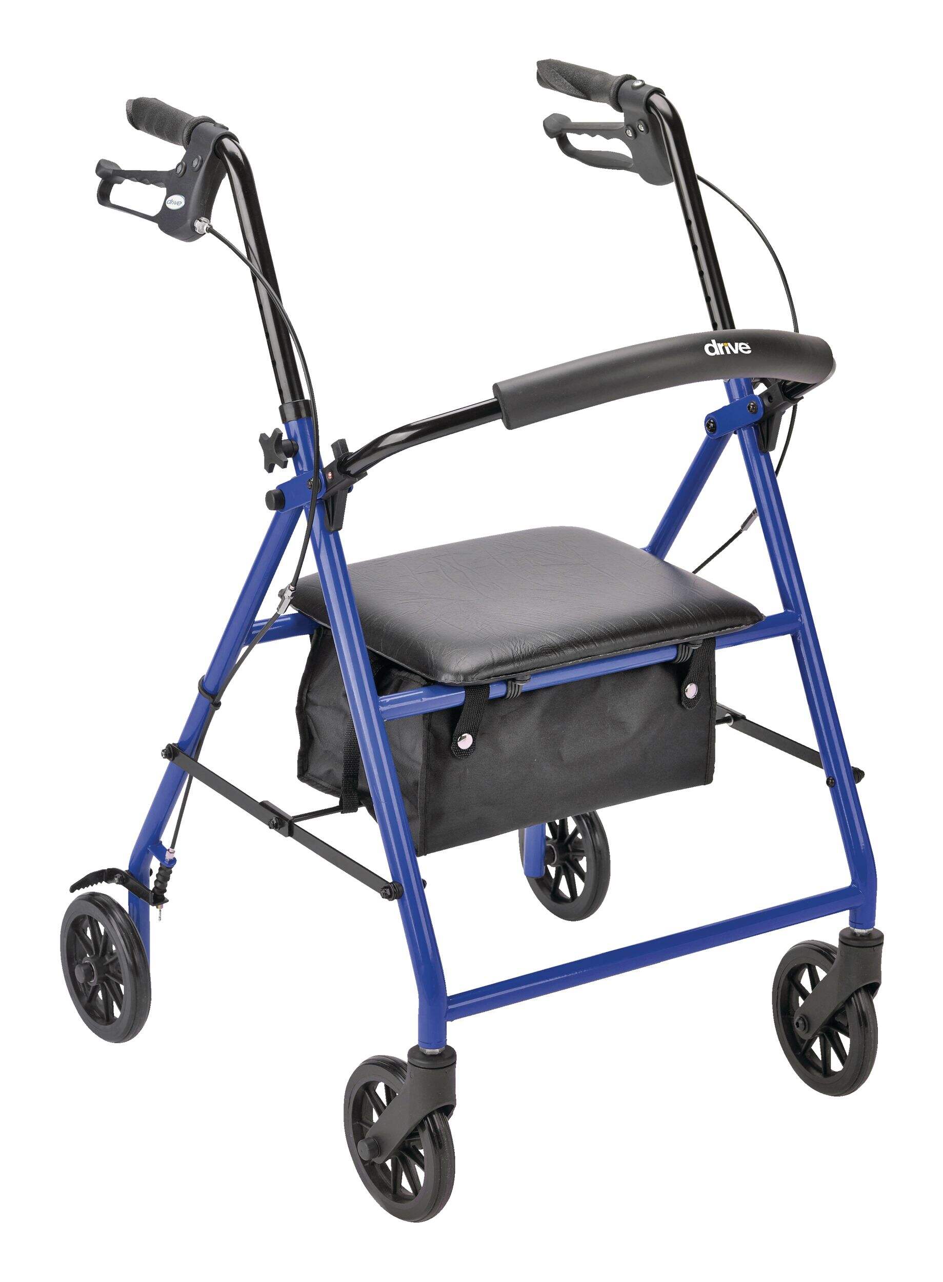DR BLU 6" ROLLATOR