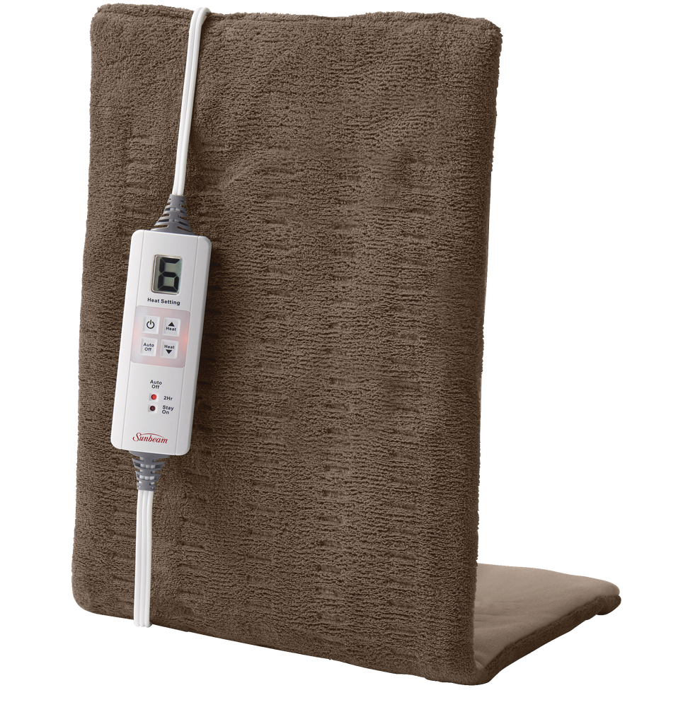 Sunbeam XpressHeat King Size Electric Heating Pad For Muscle & Joint Pain, Brown Canadian Tire