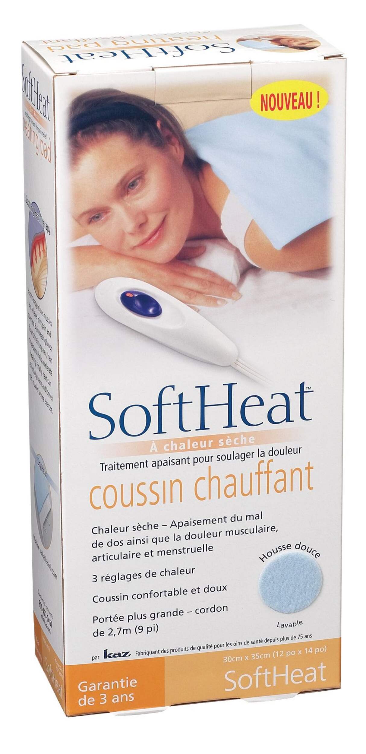 Sunbeam King Size Moist/Dry Heating Pad Front_Angled_Right