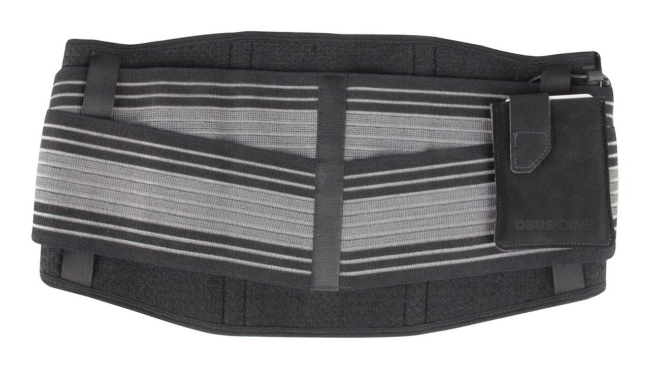ObusForme Heated Comfort Portable Lumbar/Lower Back Support Belt
