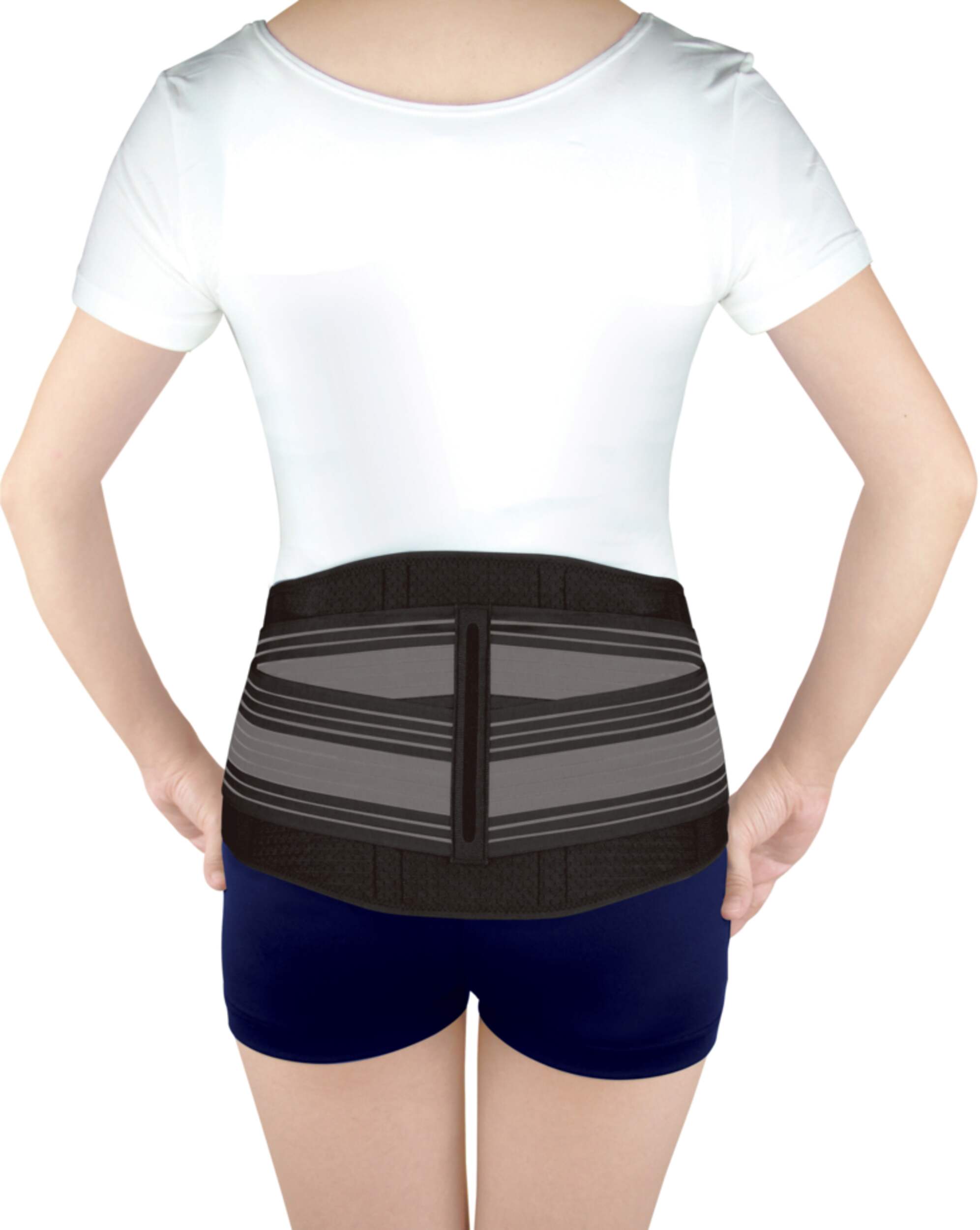 ObusForme Heated Comfort Portable Lumbar/Lower Back Support Belt/Brace