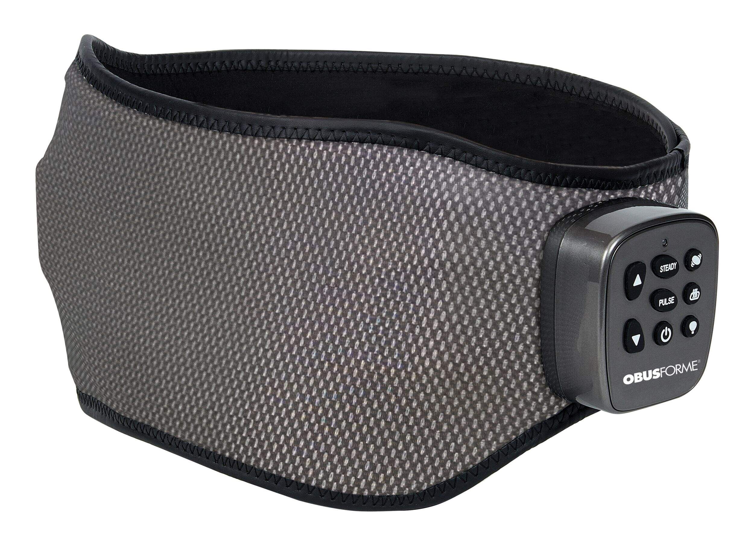 ObusForme Portable 5-Speed Heated Back Massager Belt/Wrap, Large Back_Angled_Right