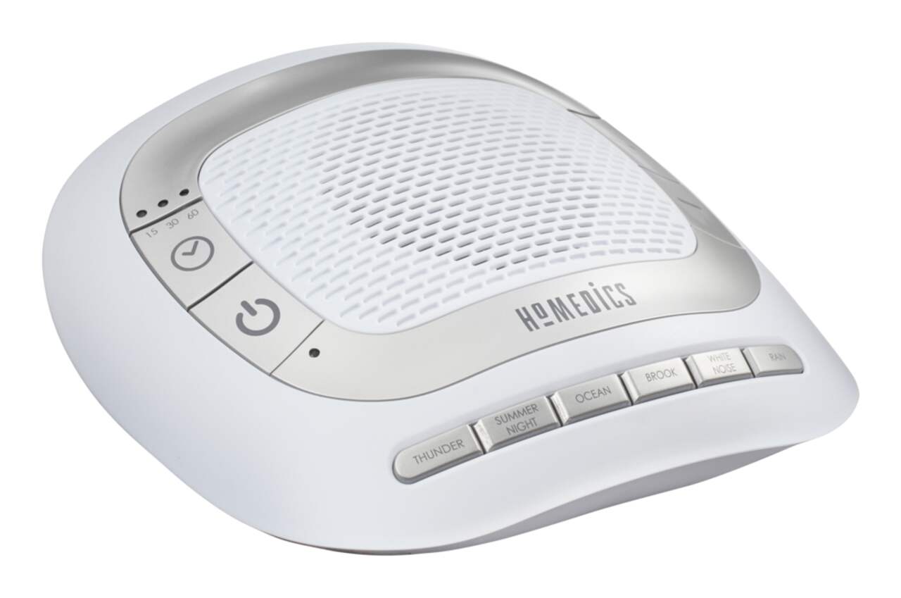 RENPHO Machine à bruit blanc, Appareil de Sommeil à Bruit Blanc Portable,  White Noise Machine avec 29 Sons, Fonction de Mémoire, Minuterie Réglable