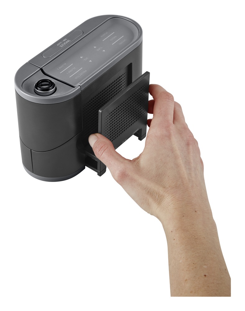 HoMedics SoundSpa Recharged Digital Projection Alarm Clock Radio