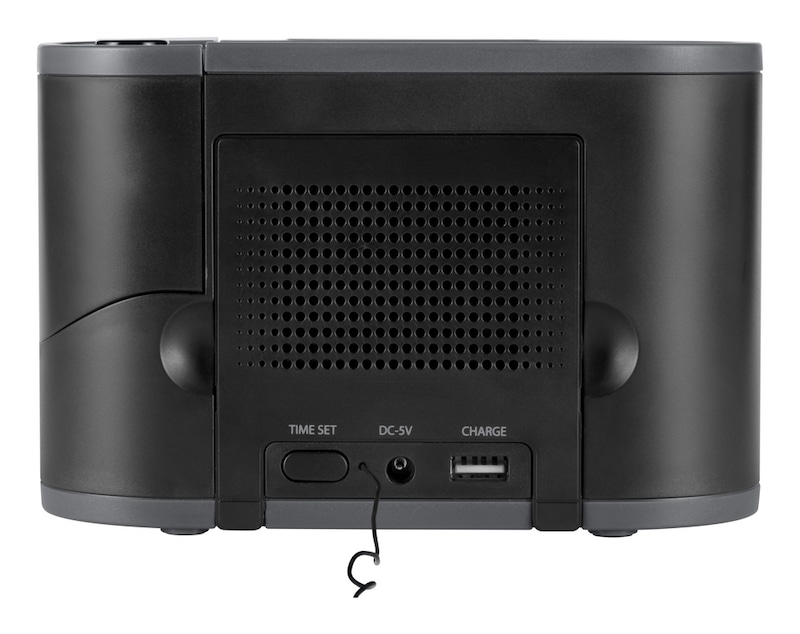 HoMedics SoundSpa Recharged Digital Projection Alarm Clock Radio