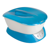 HoMedics ParaSpa Plus Paraffin Wax Machine/Bath For Hands & Feet with 3-lb Wax & 20 Liners Front_Three_Fourths_Angled_Right