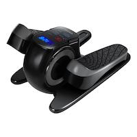 HoMedics StayFit Mini Stepper Under Desk Elliptical Exercise Trainer with Step Counter Front_Three_Fourths_Angled_Left