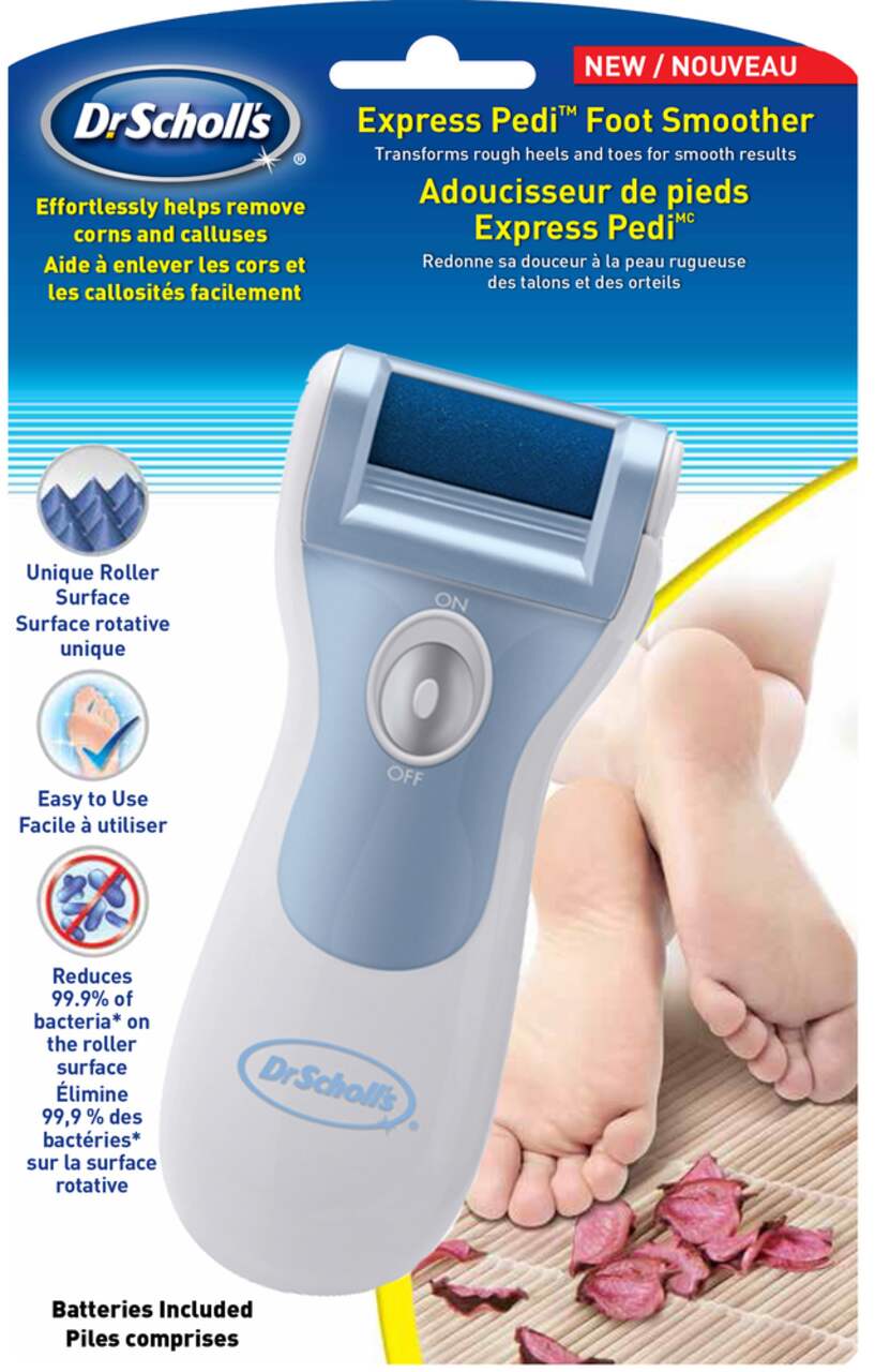 Scholls Dr. Scholl's Electric Foot Callus Remover - DreamWalk Express Pedi  Foot Smoother - Callus Remover for Feet - Foot Grinder Shaver - Pedicure