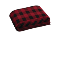 Sunbeam Micromink & Sherpa Electric Heated Throw Blanket with 3-Hour Auto-Off, Buffalo Plaid Front_Angled_Right