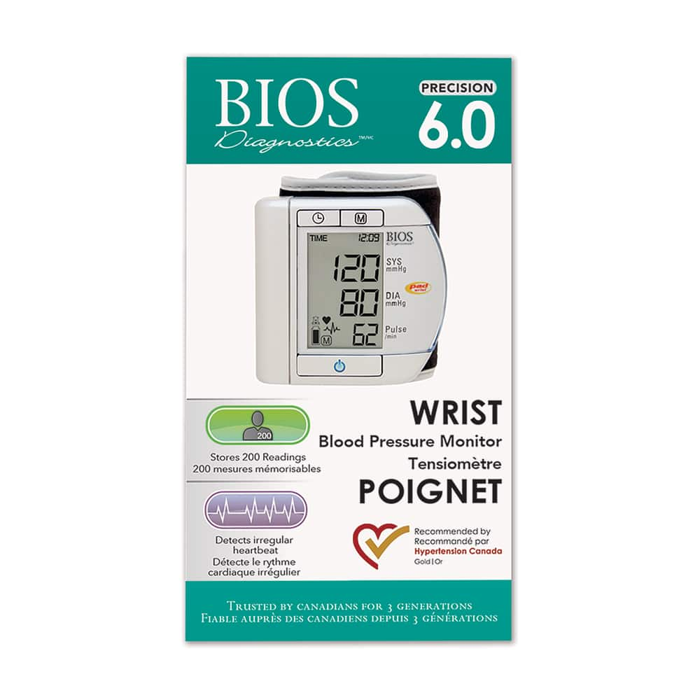 bios wrist blood pressure monitor