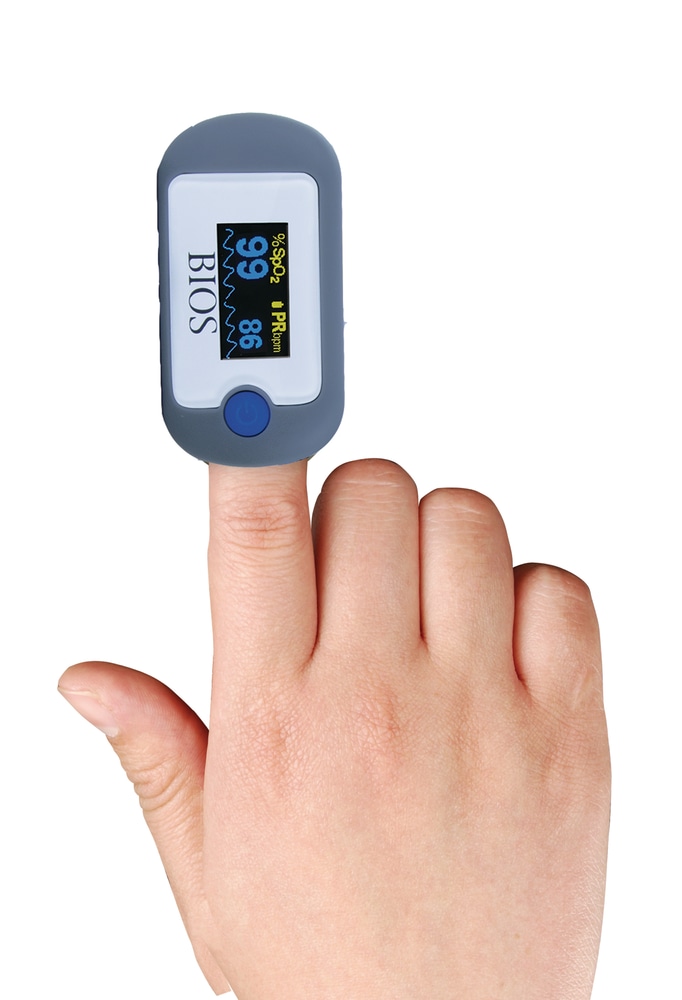 Bios Diagnostics Fingertip Pulse Oximeter, Digital Pulse Rate Monitor