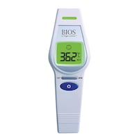Bios Diagnostics Non-Contact Digital Infrared Forehead Thermometer, 1-Second Reading Front_Flat