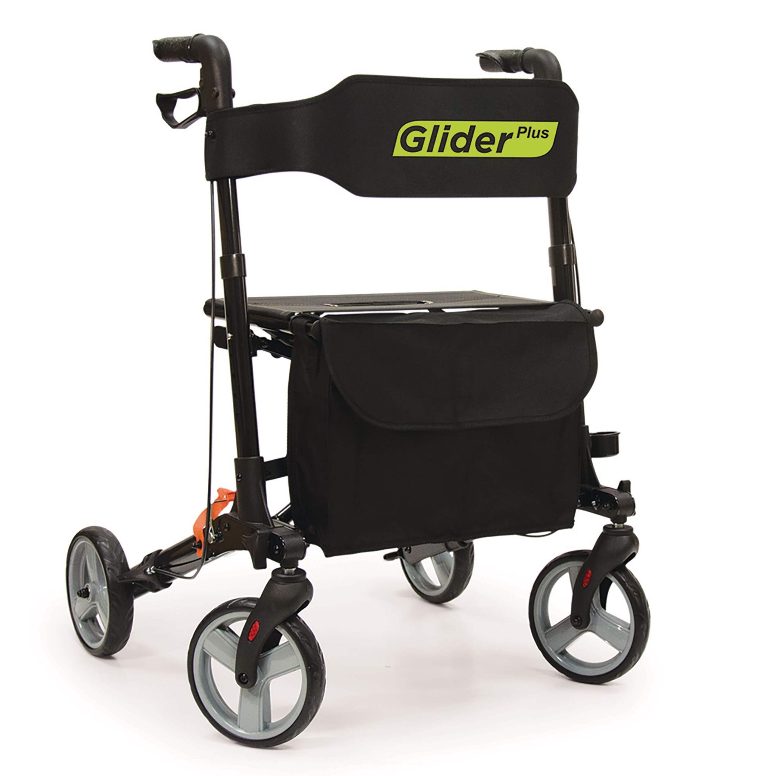 Bios Living Glider Plus 4Wheel Folding Rollator with Seat & Backrest