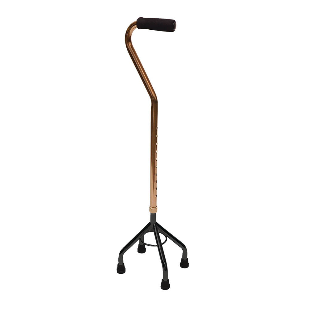 Bios Living Height Adjustable Lightweight Aluminum NonSlip Quad Cane