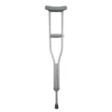 Bios Living Height Adjustable Lightweight Aluminum Padded Crutches, Youth, 2-pc Front_Flat