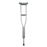 Bios Living Height Adjustable Lightweight Aluminum Padded Crutches, Adult, Medium, 2-pc Front_Flat