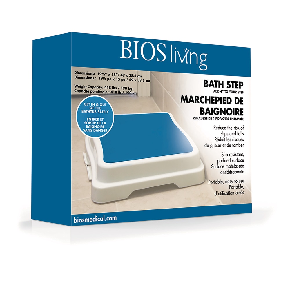 Bios Living SlipResistant ExtraLarge Bathtub & Shower Safety Step
