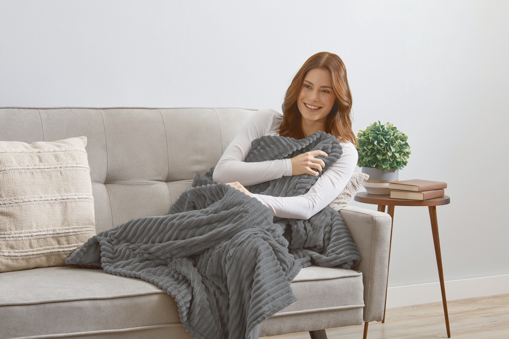 sunbeam plush blanket