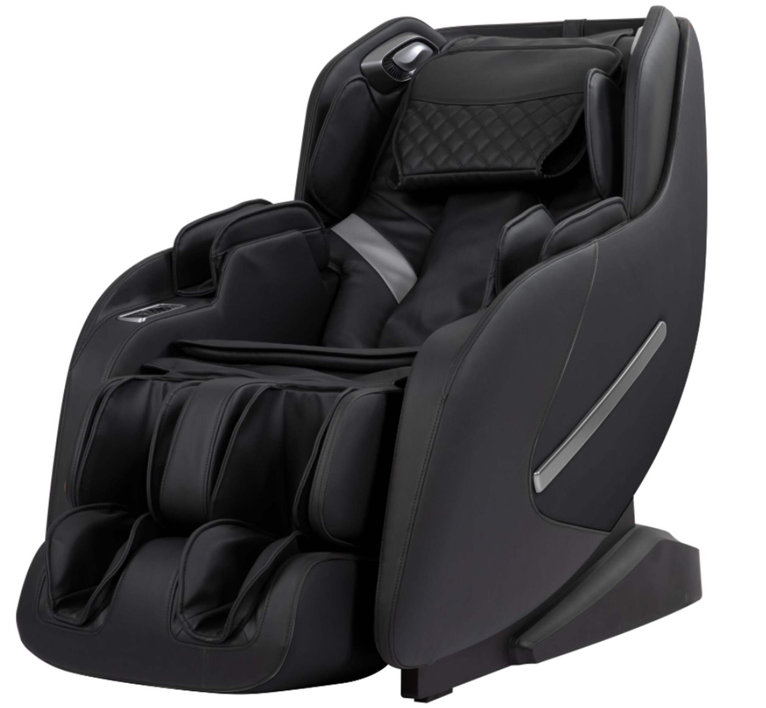 iComfort IC3860 Massage Chair, Black Front_Three_Fourths_Angled_Left