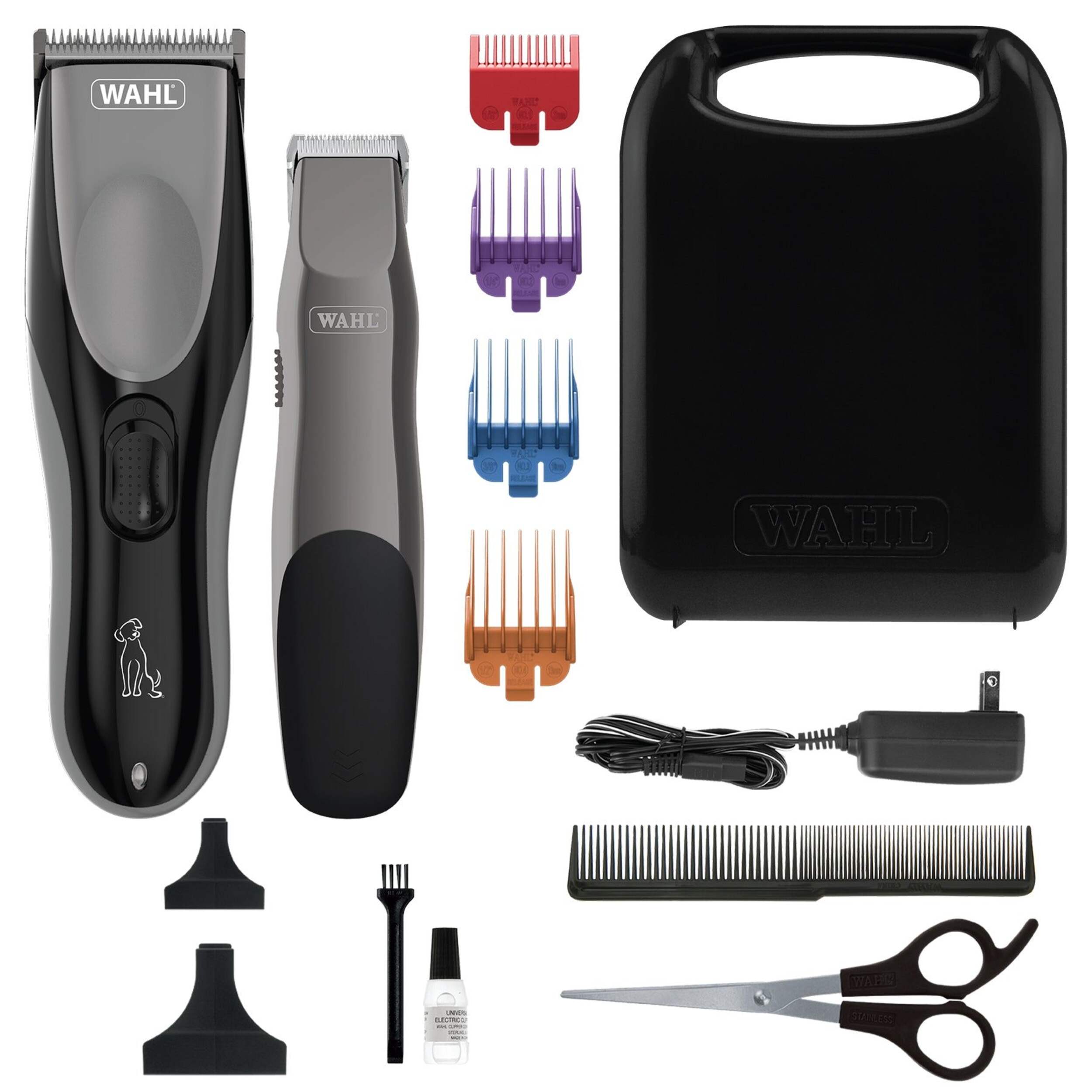 Wahl Groom Pro Rechargeable Pet Clipper Combo Kit, Model No. 58125, 14-pc Composite_or_Mixed