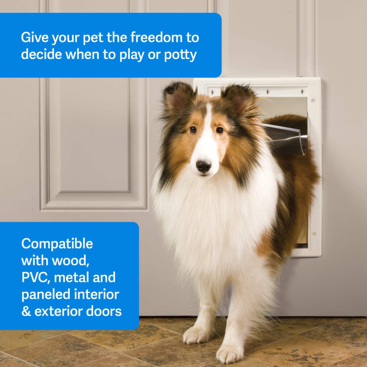 PetSafe Pet Plastic Flap Door Magnetic Closure Assorted Sizes