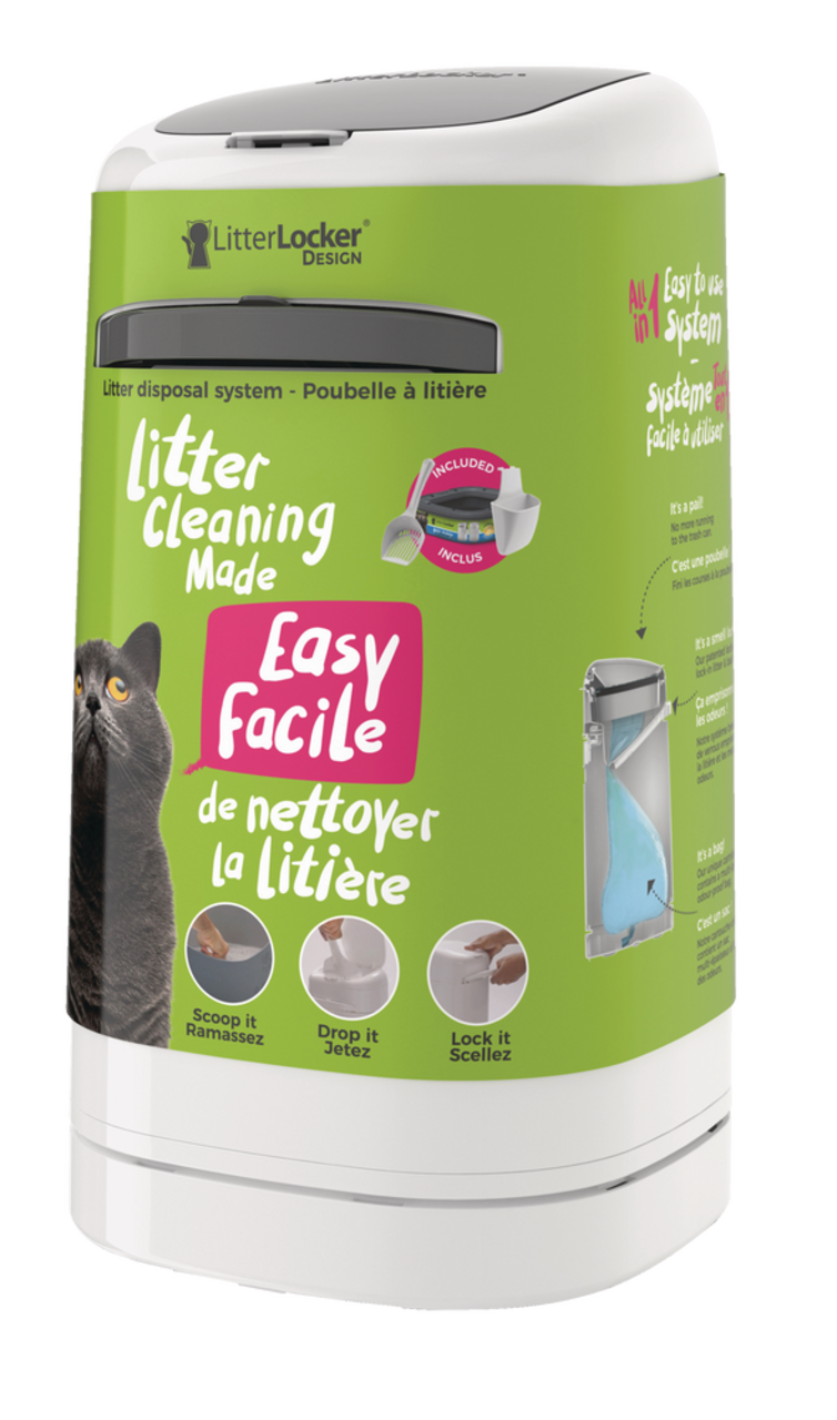 LITTERLOCKER Design Plus, housse de tissu pour poubelle à litière pour chat