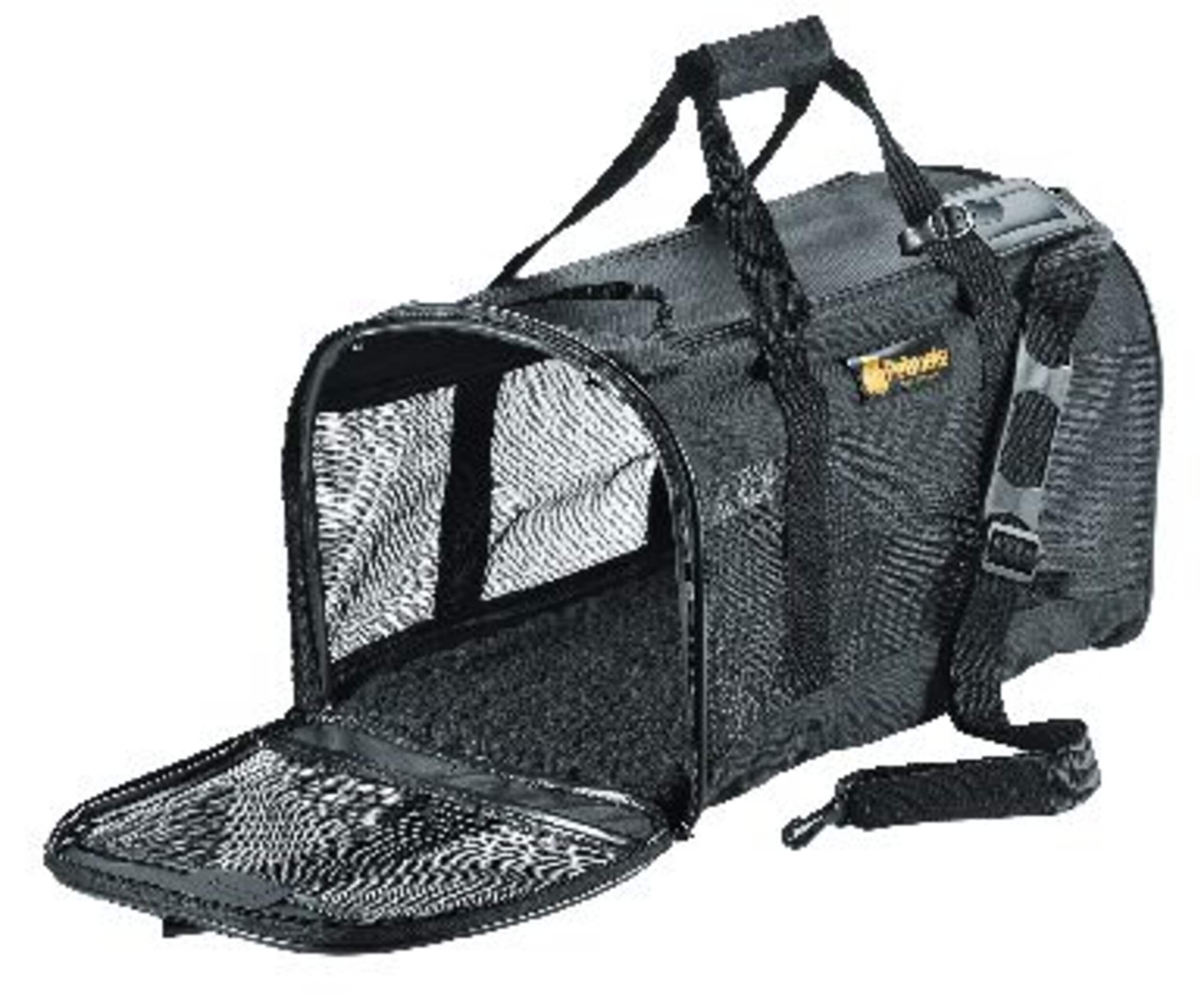 PAWS UP! Pet Taxi Carrier, Soft-Sided, 19-in x 11-in x 11-in Front_Angled_Left