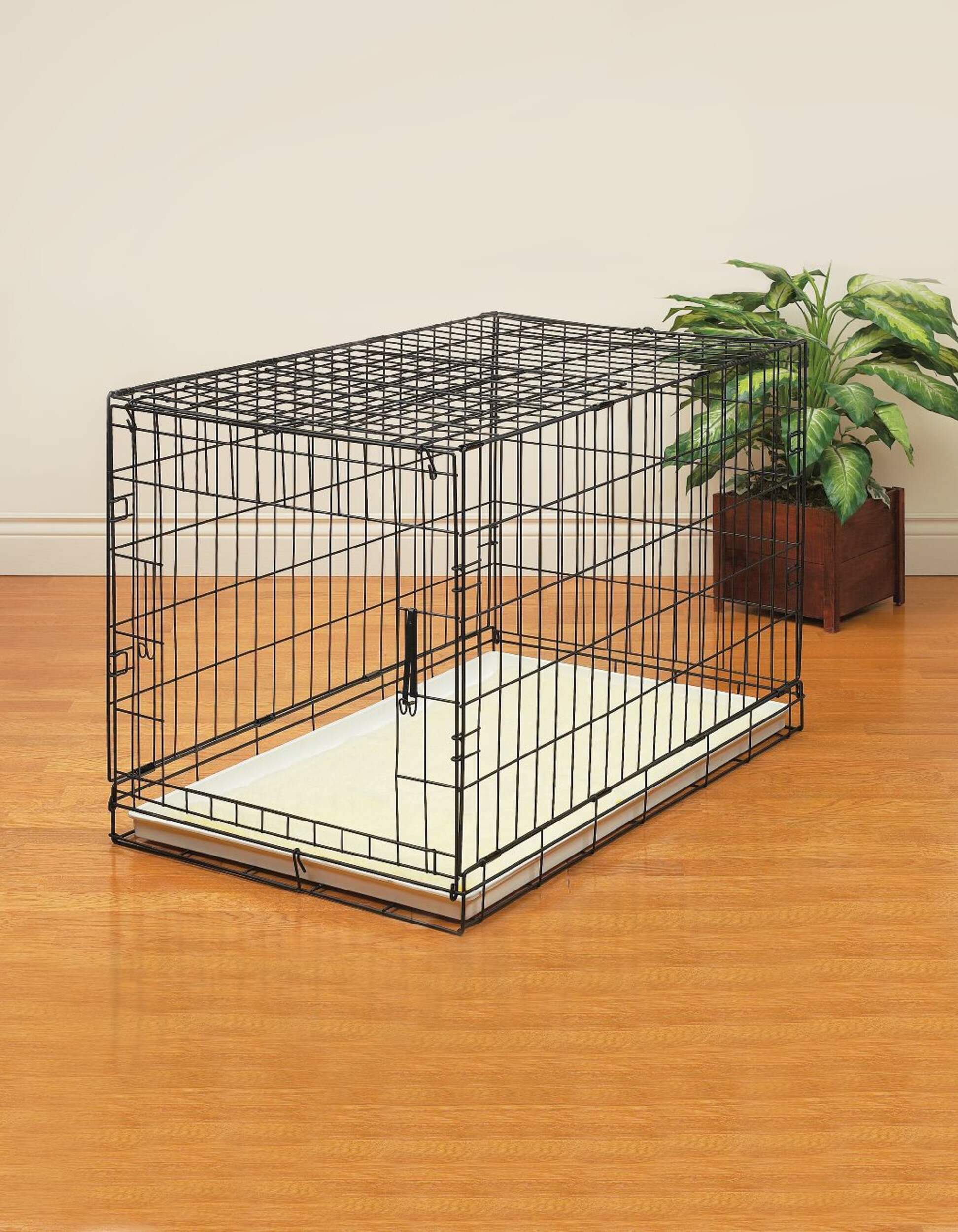 Midwest ICrate Folding Dog Wire Crate, Collapsible with Divider Panel