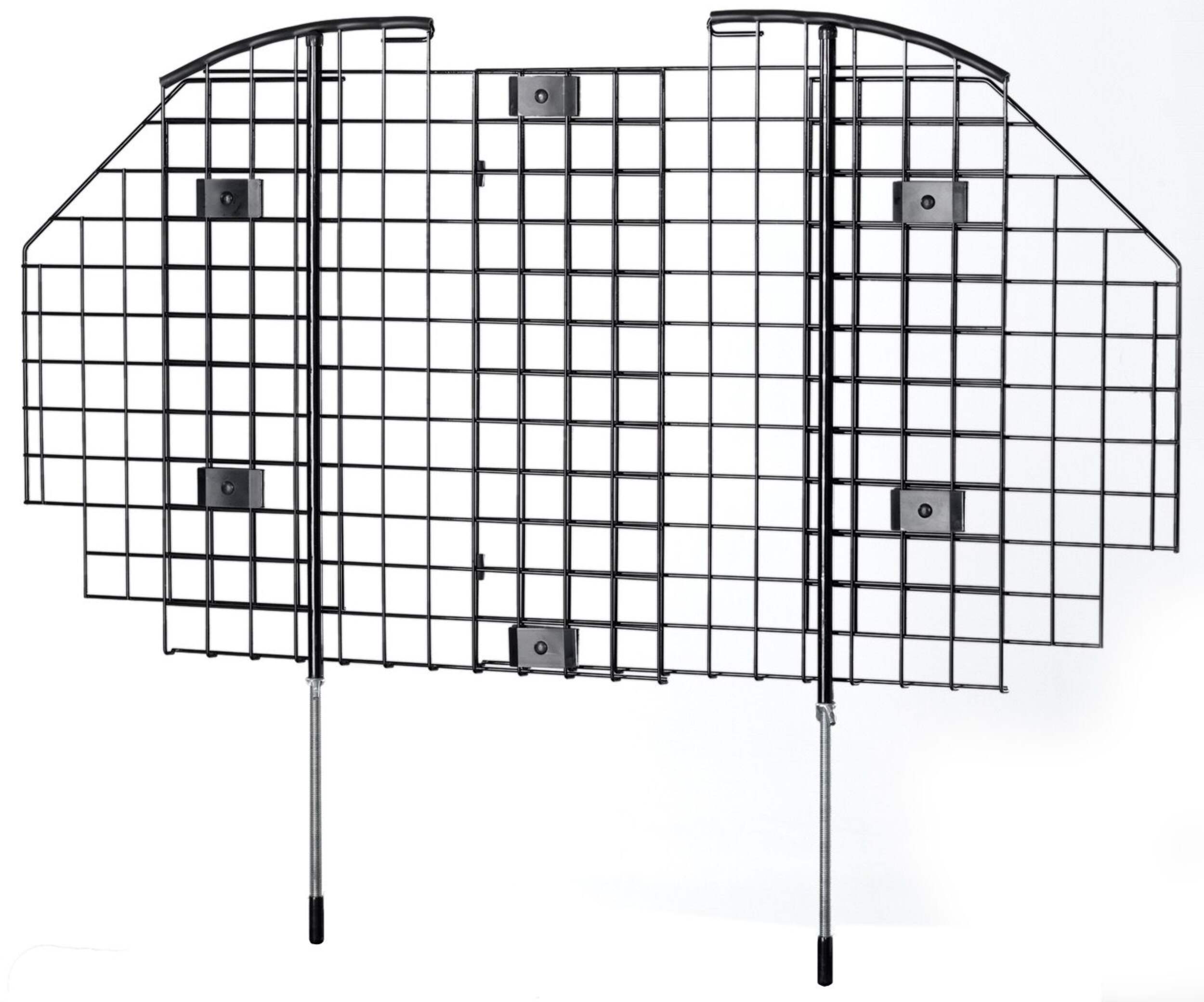 Midwest Universal Dog Wire Car Barrier, Adjustable Height and Width, Tool-free Assembly Front_Angled_Left