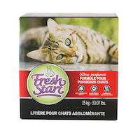 Litière agglomérante Multi-chat Fresh Start, parfumée, 15 kg Front_Flat