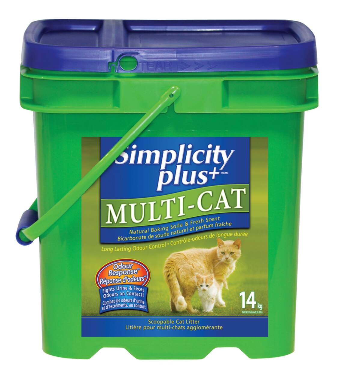 Simplicity Plus Multi Cat Scoopable Cat Litter 14 kg Canadian Tire