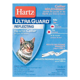 Hartz Ultra Guard Reflecting Flea and Tick Treatment Collar For Cats and Kittens, White Front_Flat