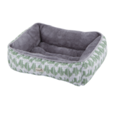 Lit TrustyPup Dream de luxe 2&nbsp;tons pour chiens, lavable, 25 x 21&nbsp;po, gris foncé Front_Angled_Left