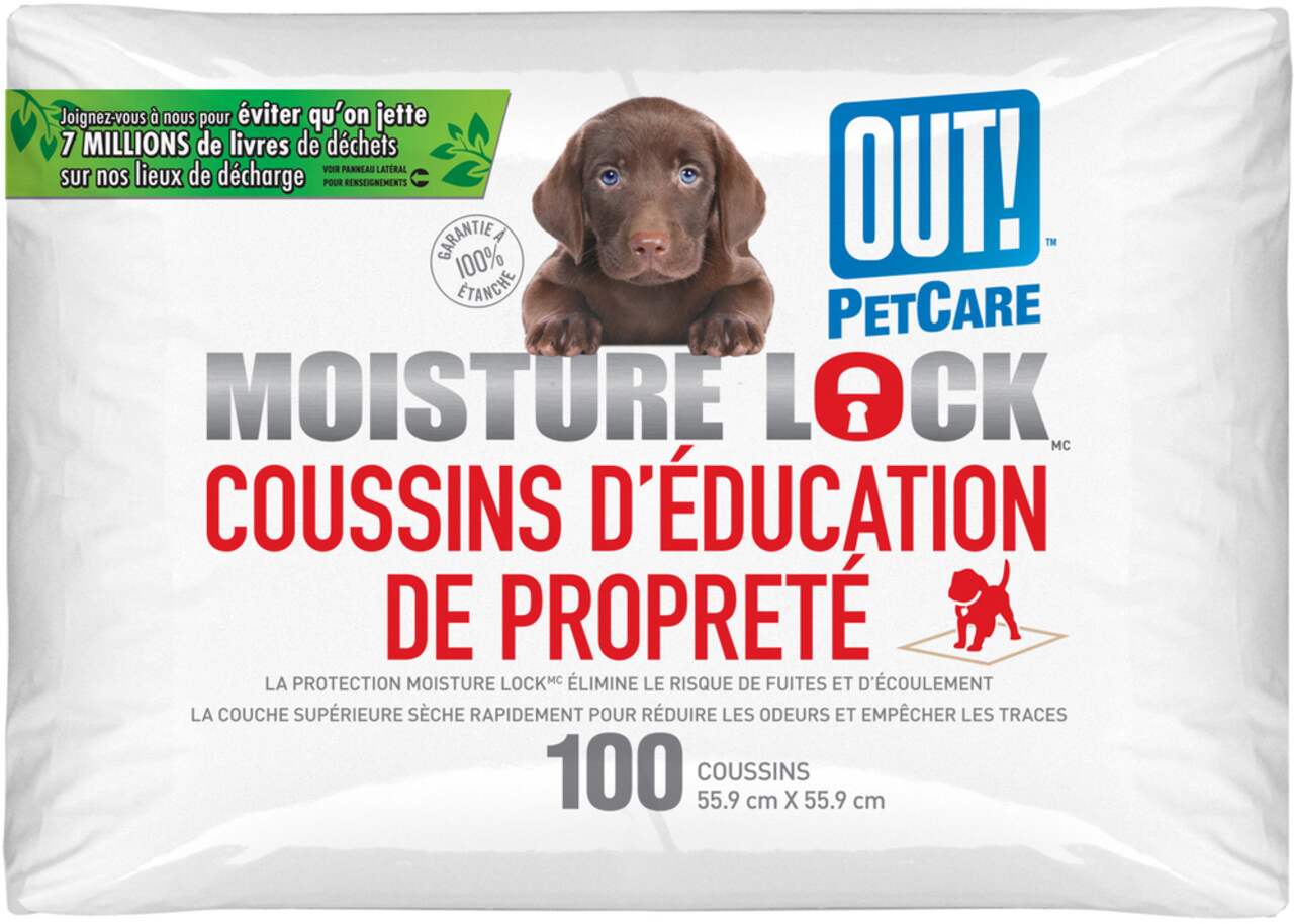 Moisture Lock Training Pee Pads 100 Pk