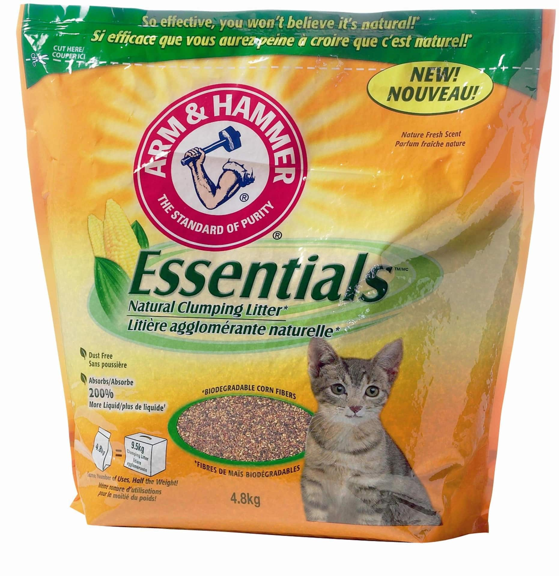 Arm & hammer essentials cat sale litter