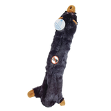 SPOT Big Bite Stuffing-Free Bear Dog Toy, Assorted Styles Overhead_Flat