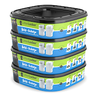 Recharge pour système de litière pour chats LitterLocker Design and Design Plus, paq. 4 Front_Angled_Right