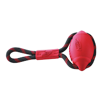 NerfDog Infinity Rubber Tug Dog Toy, Red