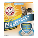 Arm & Hammer Multi-Cat Clumping Cat Litter, Unscented, 12.7-kg Front_Elevated