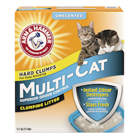 Arm & Hammer Multi-Cat Clumping Cat Litter, Unscented, 12.7-kg Front_Elevated