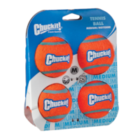 Chuckit! Tennis Ball Dog Toys, Medium, 4-pk, Orange