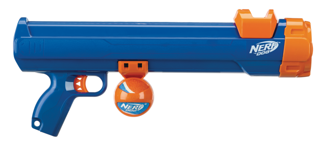 Nerf Dog Fusil pour balles de tennis petit, avec paquet de 3